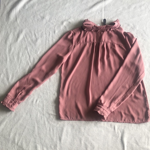 Mauve ruffle blouse - Picture 4 of 4
